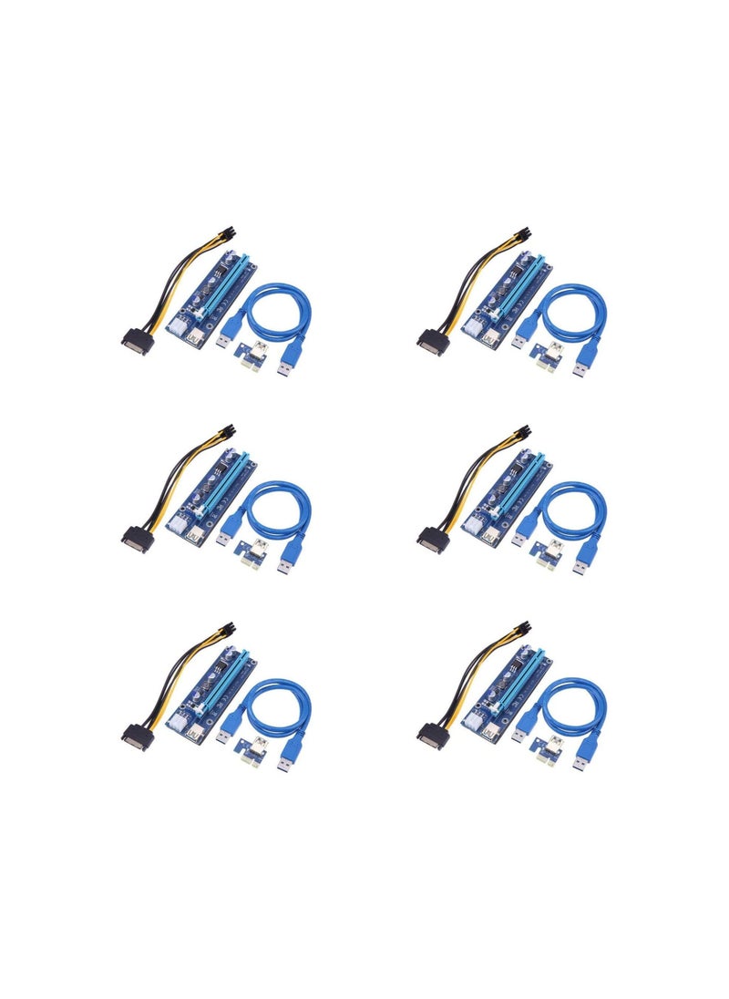 Generic Ver009S Gold Version GPU Riser Cards Kit, Pack of 6  - Image 1