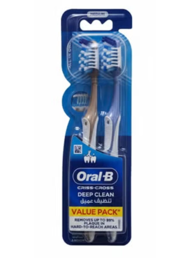 Oral-B Deep Clean removes 99% of plaque in hard-to-reach places. (Packaging may vary) - Image 1