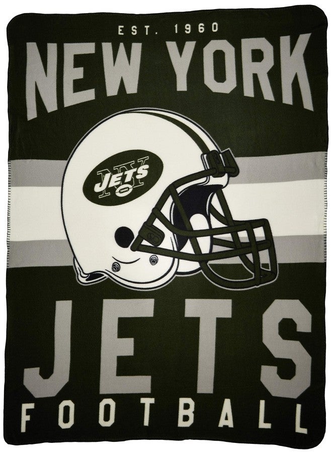 Northwest The Northwest Company NFL New York Jets Printed Fleece Throw, 50 x 60-inches - Image 1