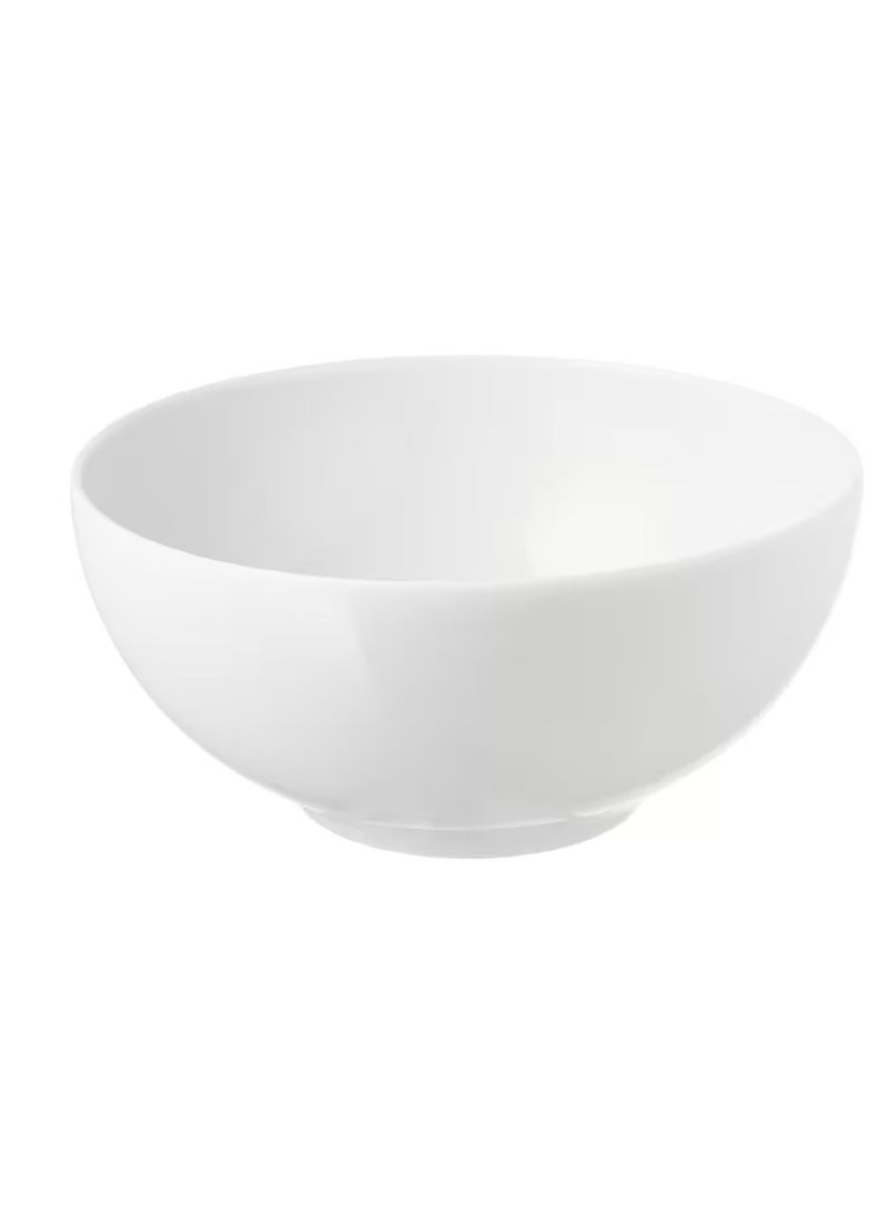 سلطانية دائرية الجوانب أبيض 13 سم - Image 3