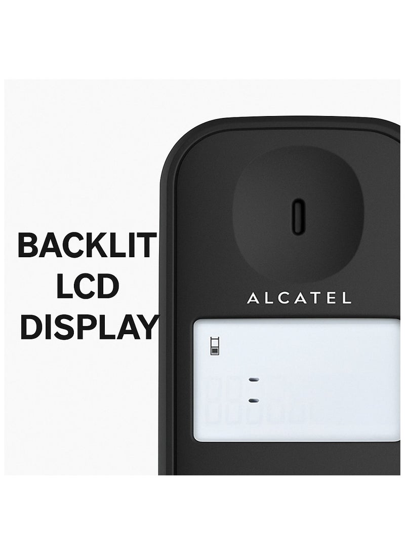 Alcatel Alcatel S250 Cordless Landline Phone with LCD Display, Caller ID, Call Log, Clear Sound, Elegant Design, Reliable French Quality for Home or Office Use  - Image 4