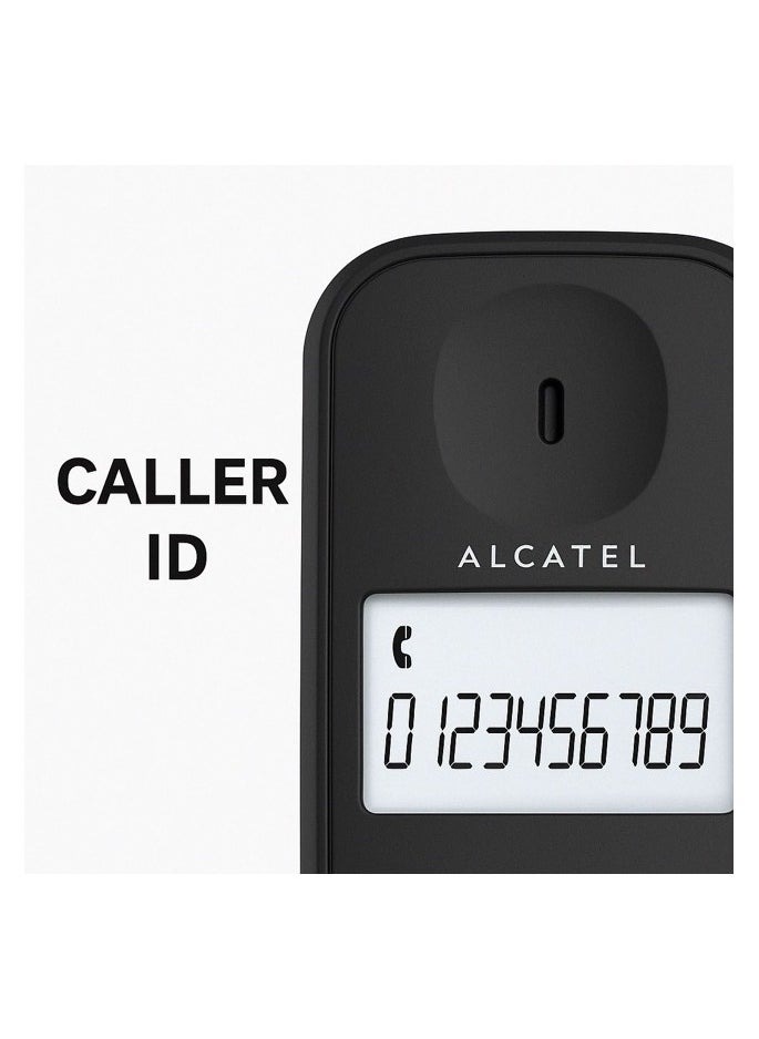Alcatel Alcatel S250 Cordless Landline Phone with LCD Display, Caller ID, Call Log, Clear Sound, Elegant Design, Reliable French Quality for Home or Office Use  - Image 5