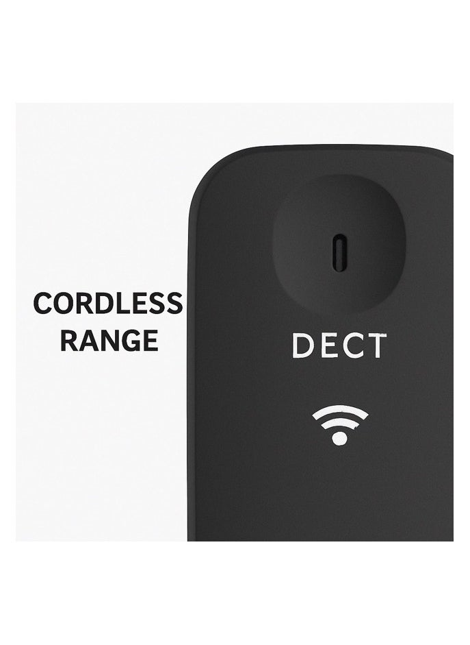 Alcatel - Alcatel S250 Cordless Landline Phone with LCD Display, Caller ID, Call Log, Clear Sound, Elegant Design, Reliable French Quality for Home or Office Use - Image 1