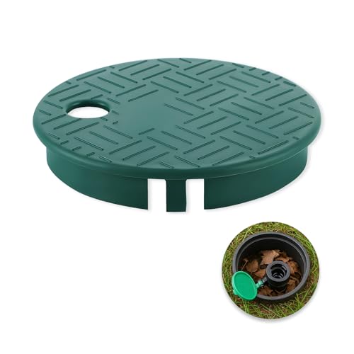 Amzlysdok 2PCS Sprinkler Valve CoverID 55 OD 6 Sprinkler Irrigation Valve BoxValve Box Cover Lid for Outdoor Sprinkler Irrigation Control Water System LawnIdeal for Irrigation Systems Landscaping - Image 1