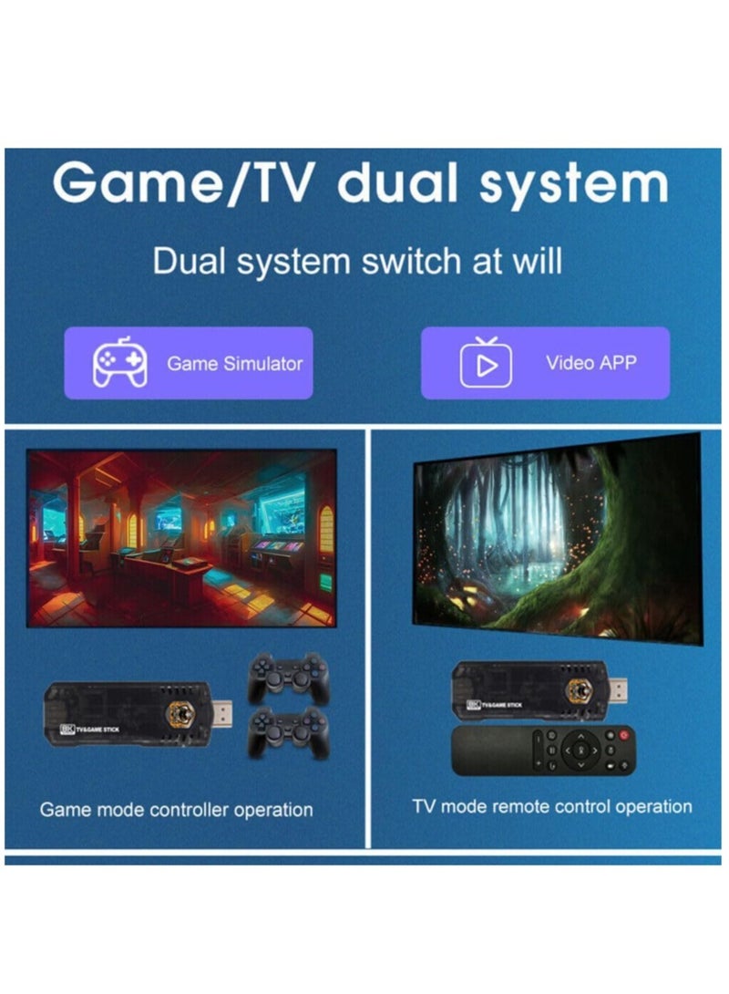 Presenting the Ultimate Gaming Hub: A 10,000-Game Loaded Android TV Box with 8K/4K Video, Quad-Core Power, Wireless Controller, and Dual System Retro Gaming Stick. - Image 3
