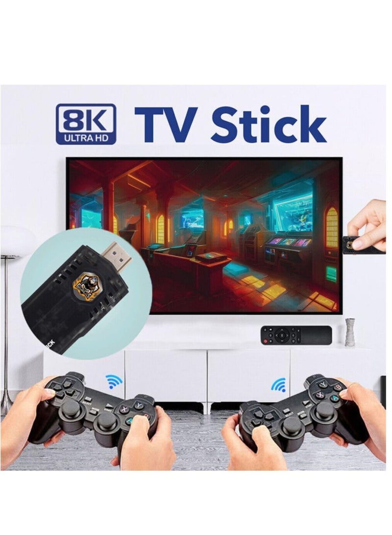 Presenting the Ultimate Gaming Hub: A 10,000-Game Loaded Android TV Box with 8K/4K Video, Quad-Core Power, Wireless Controller, and Dual System Retro Gaming Stick. - Image 2