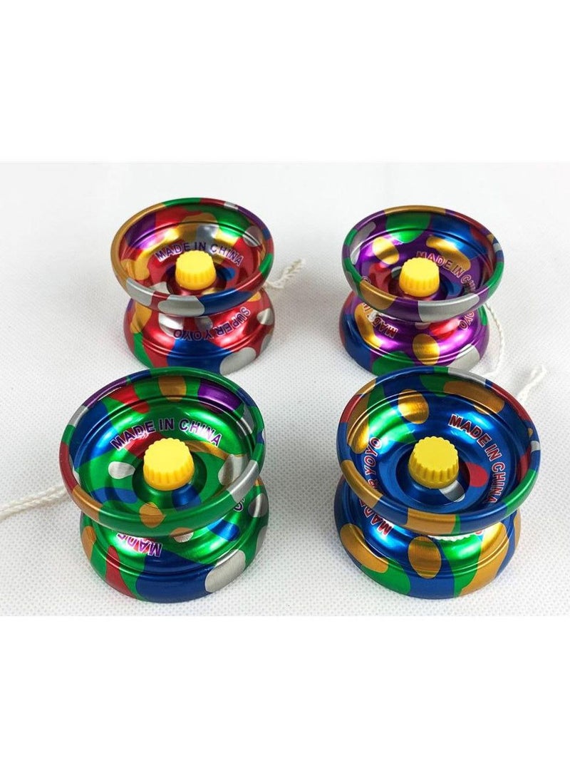 High-quality metal yoyo with bright design and high speed adds more fun for children - Mix Colors - Image 3