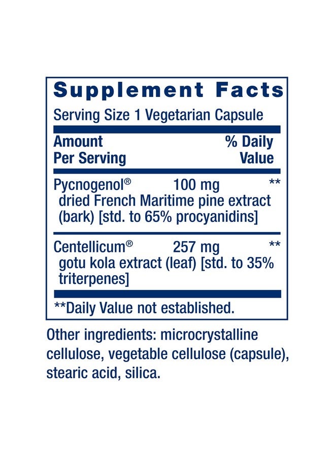 Life Extension Arterial Protect - Blood Pressure Supplement for Heart Health - with gotu kola and Pycnogenol dried French maritime pine bark extracts - Gluten-Free, Non-GMO, Vegetarian - 30 capsules
