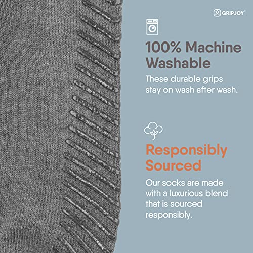 Gripjoy Hospital Socks with Grips for Women & Men, Non-Slip, Safety & Stability, Recovery, Support & Balance - 3 Pairs - Image 4