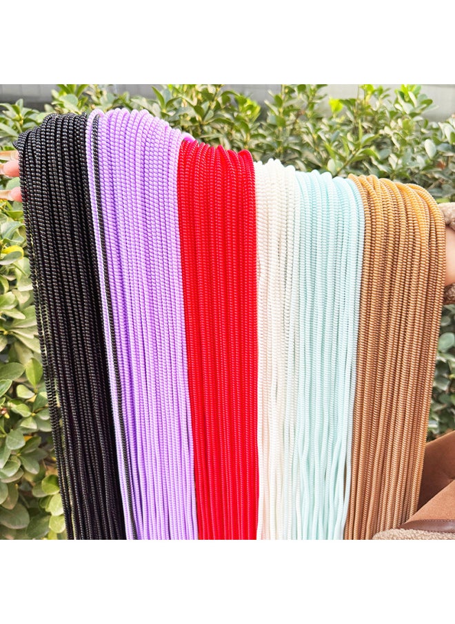 Captaintech 1M data cable protection rope, mobile phone cable anti breakage winding rope, mobile phone charger protection cover wholesale color: random  - Image 2