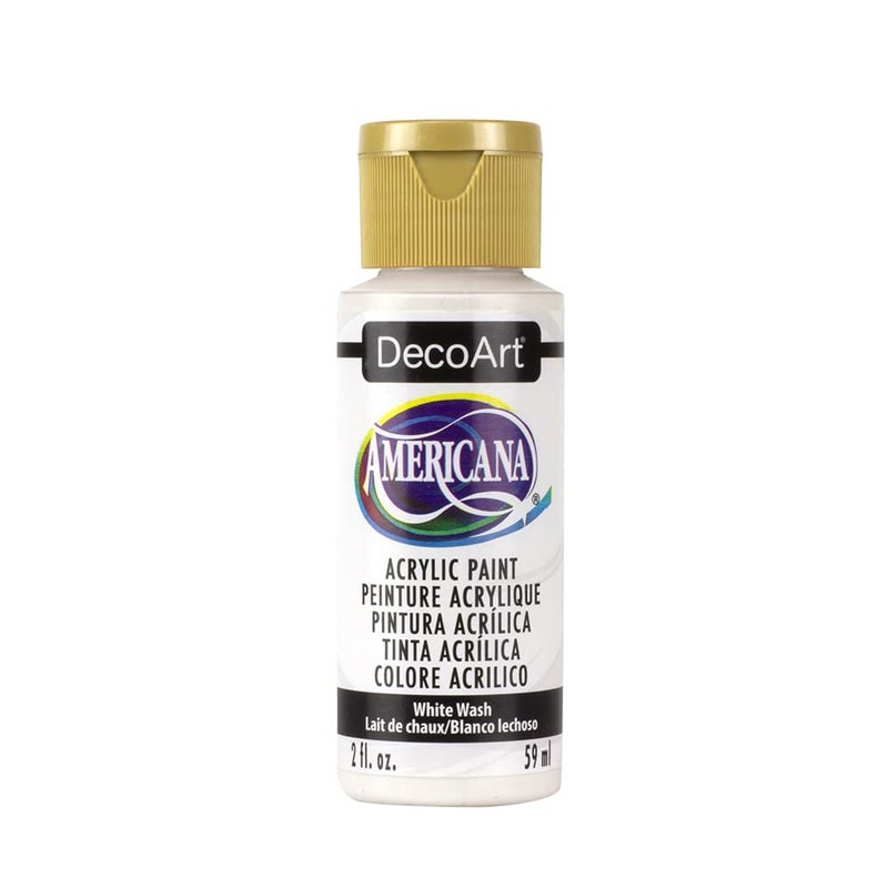 DecoArt Americana Acrylic Paint 2Ounce White Wash