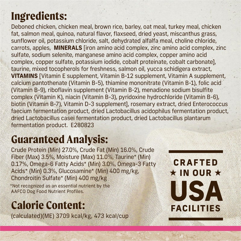 Merrick Healthy Grains Premium Dry Dog Food For Small Dogs, Wholesome and Natural Kibble, Small Breed Recipe - 4.0 lb. Bag - Image 4