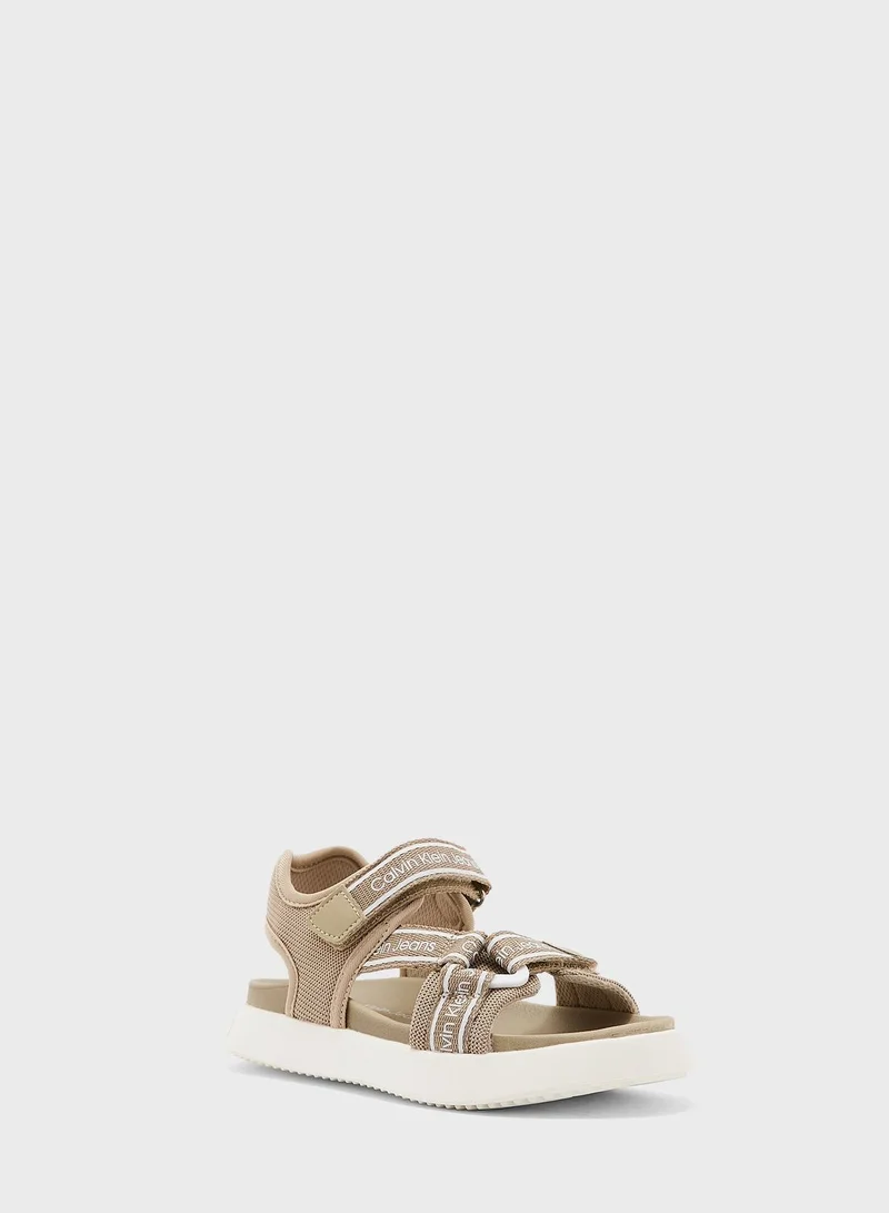 Calvin Klein Jeans Kids Velcro Sandals