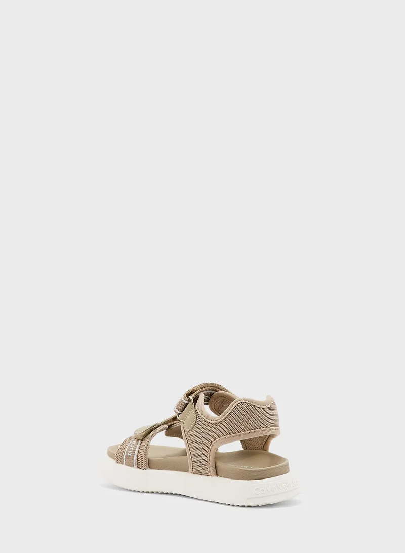 Calvin Klein Jeans Kids Velcro Sandals