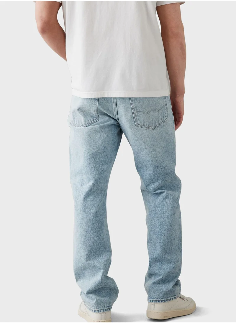 American Eagle Light Wash Straight Fit Jeans