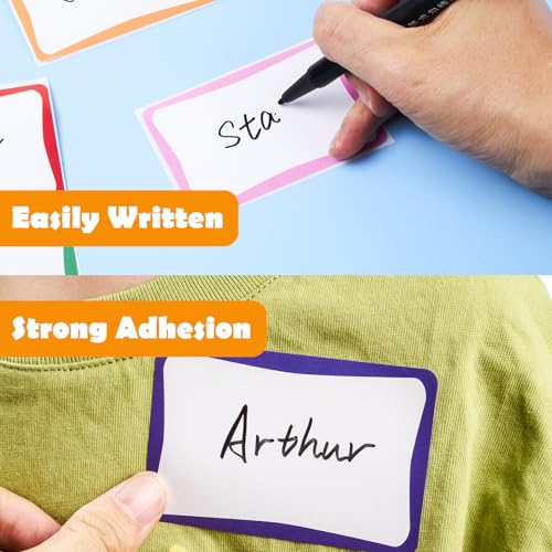 Homrelaxy 512 Pcs Name Tag Stickers, 2"x 3", Colorful Name Tags for School, Classroom, Office and Home - Image 3