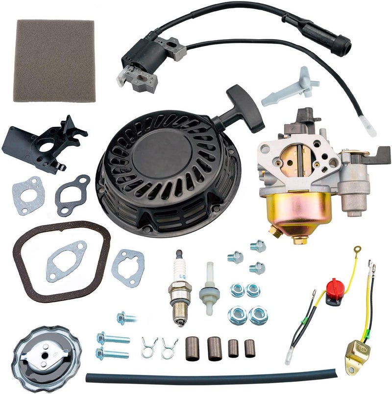 HZ Recoil Starter Carburetor Air Filter Kit for Harbor Freight Predator 212cc 173cc R210 Engines - Image 1