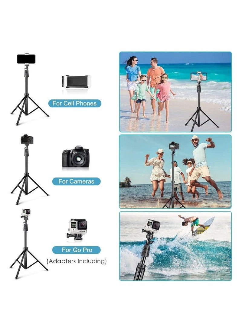 Generic Phone Tripod Stand with Remote, Cell Phone Stand Tripod with Phone Holder for Vlogging，Recording, Compatible with iPhone&Android Phone  - Image 3