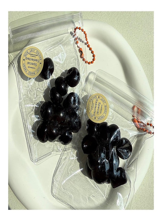 SHILIFE Taba Squishy Fruits,Stress Ball,Kawaii Squishies PVC Toys,Stress Relieving Fur Ball Packaging Gifts|Squishy Fidget Toys for Anxiety&Relaxation|Perfect Desk Accessory for Adults (2bags Blueberries) - Image 2