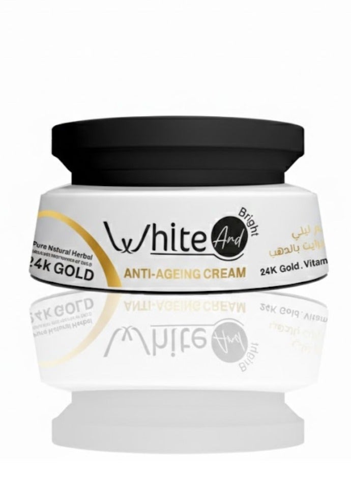 White And Bright Whitening Cream with Gold Night Cream 100ml