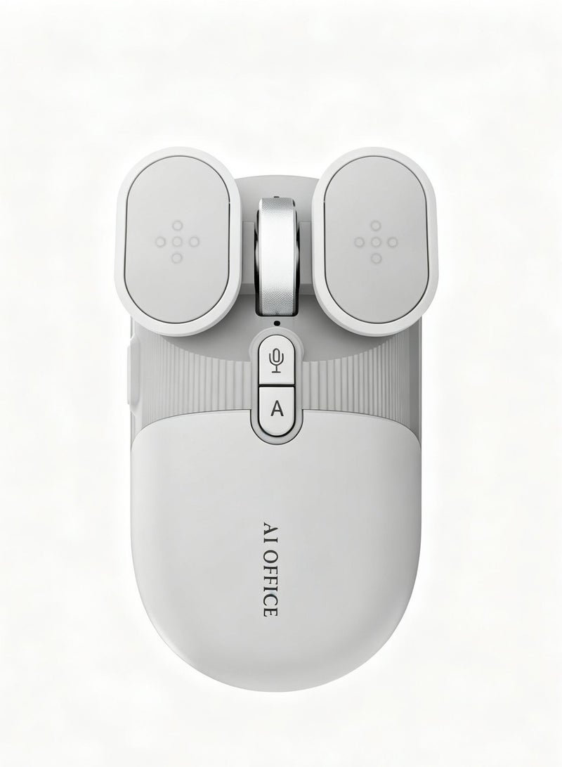 Luttec AI Wireless Mouse, 4000 Adjustable DPI, Multilingual Voice Typing & Translation, AI Chat Assistant, All-in-One AI Office Function, Universal for Desktop Laptop Mac All-in-One PC - Image 1