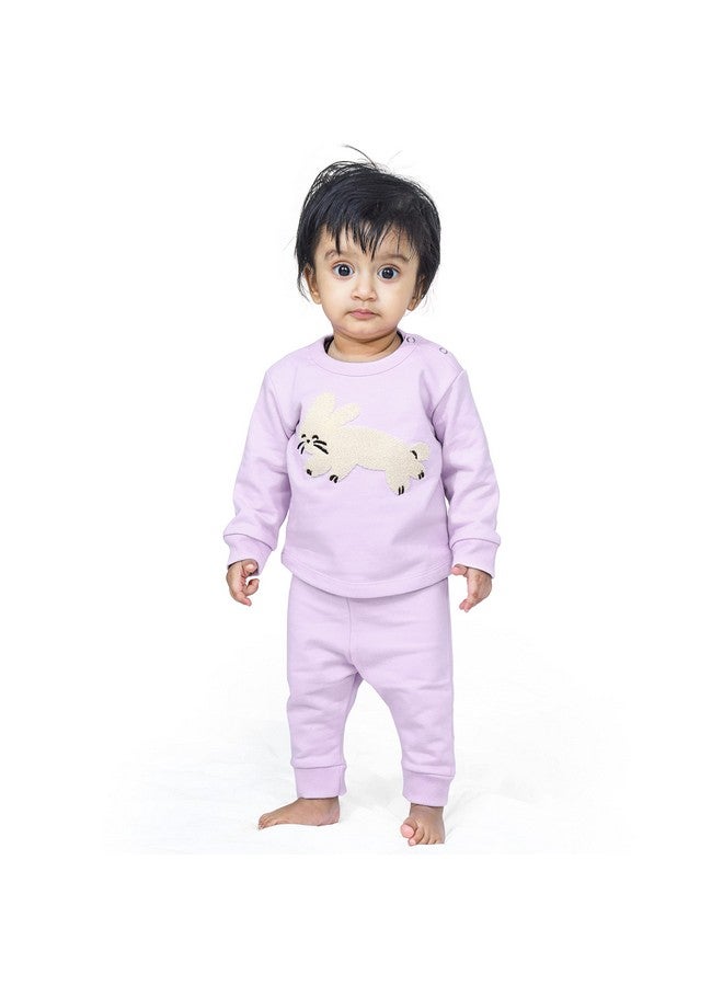 Ariel ARIEL Cotton Fleece Clothing Sets for Boys & girls - Unisex Winter Clothing sets Full Sleeve T-shirt & Pant - Image 3