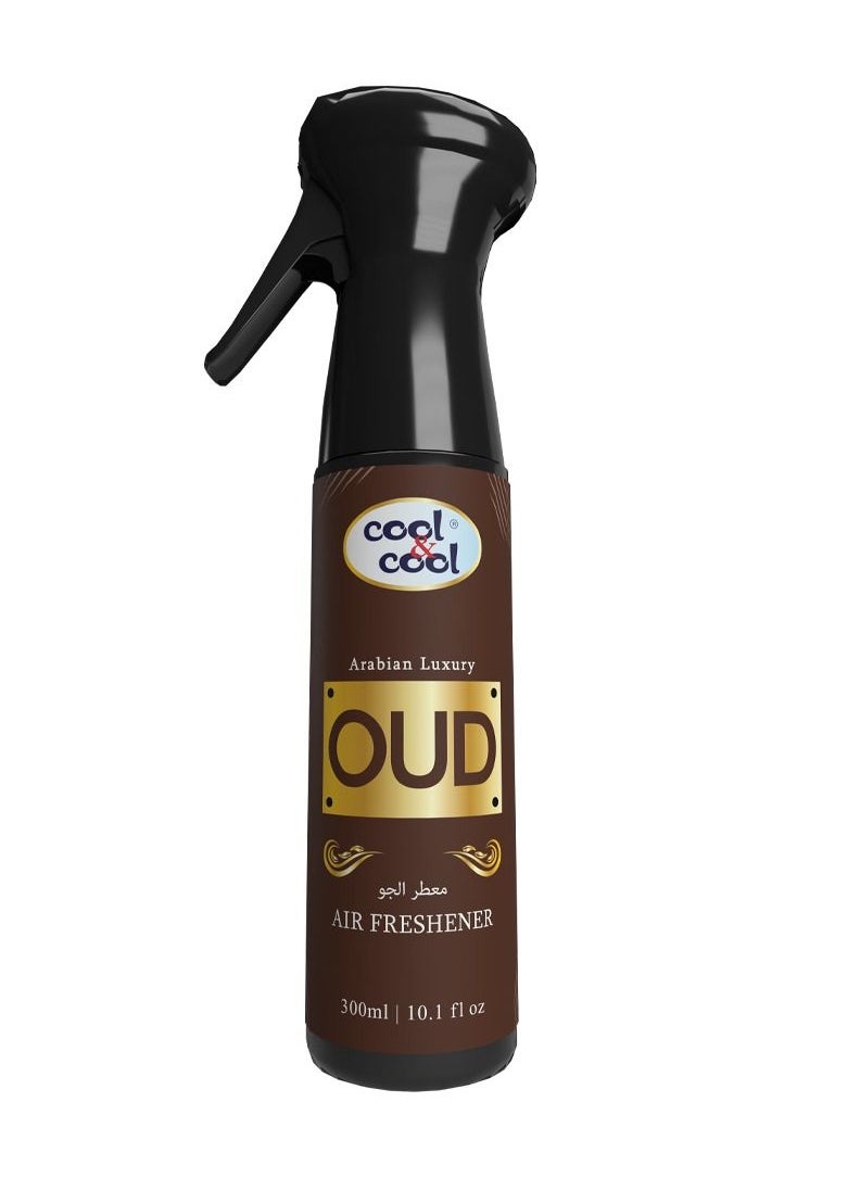 Cool & Cool Oud Air Freshener 300ml Easy to Use Air Freshener  Refresh your Home and  Living Space 