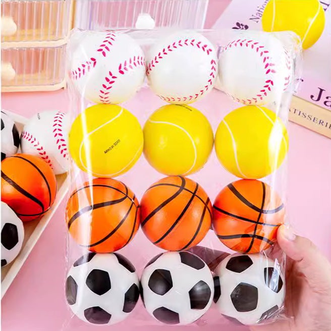 Wrist elastic ball with rope fitness ball for middle-aged and elderly people swing ball childrens wrist ball hand-eye coordination exercise toy Basketball baseball [without wrists and ropes] 
