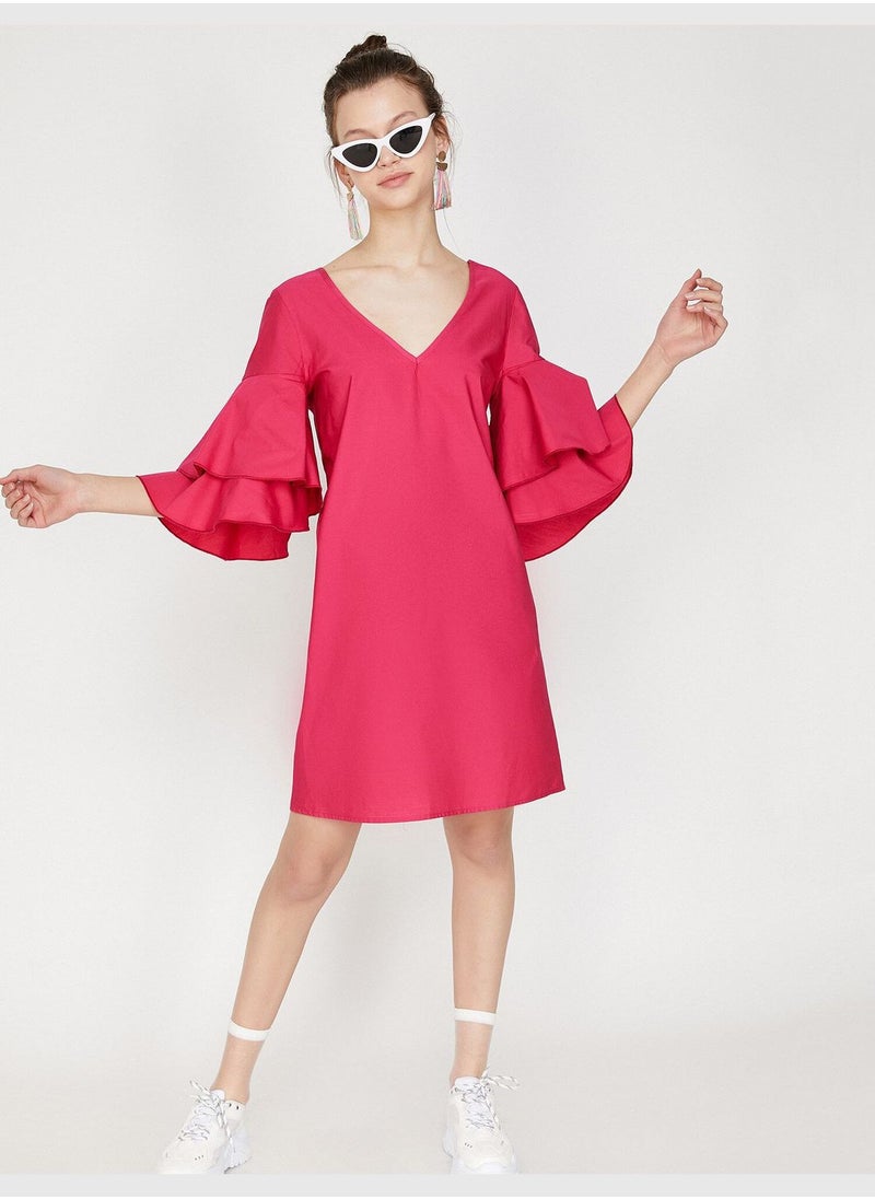 KOTON Frill Detailed Dress  - Image 2