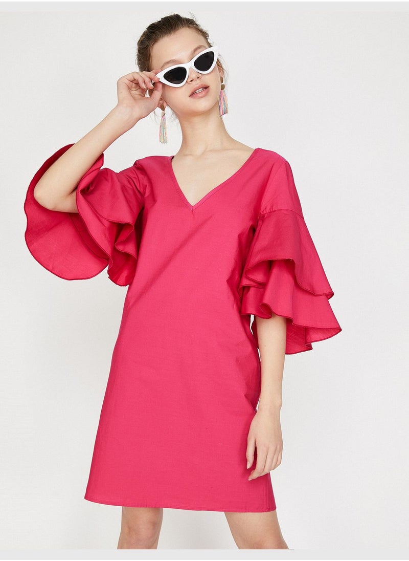 KOTON Frill Detailed Dress  - Image 1