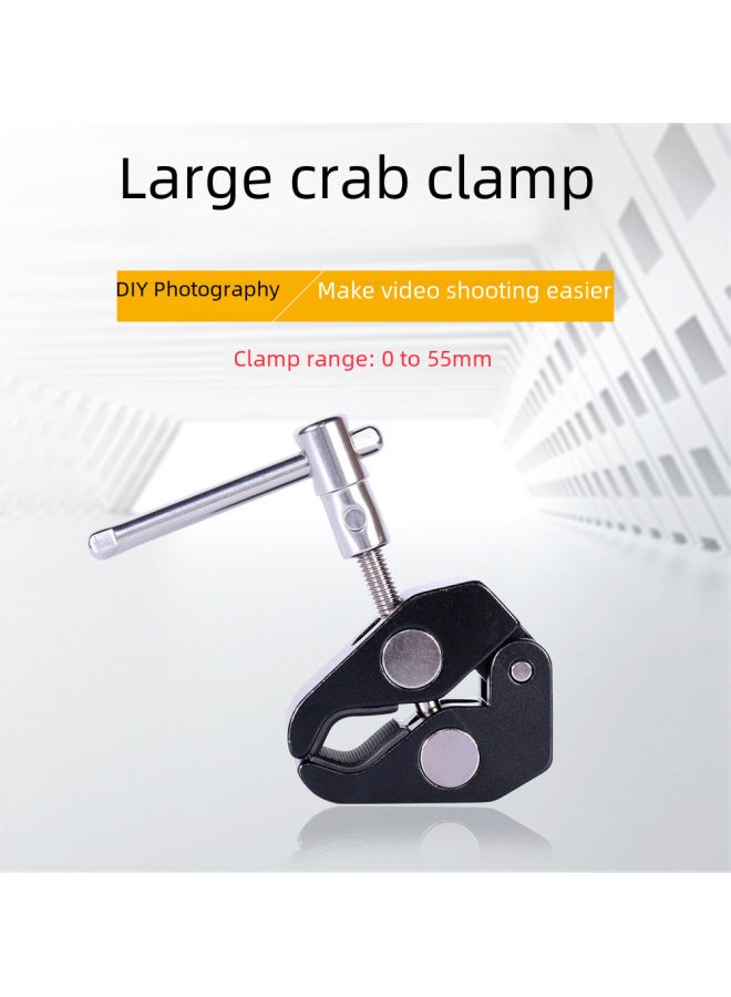 Q-shaped Clamp U-shaped Desktop Round Tube Clamp Multi-function Strong Clamp Strange Hand Chickenmouth Pliers Magic Hand Small Large Crab Clamp - Image 3