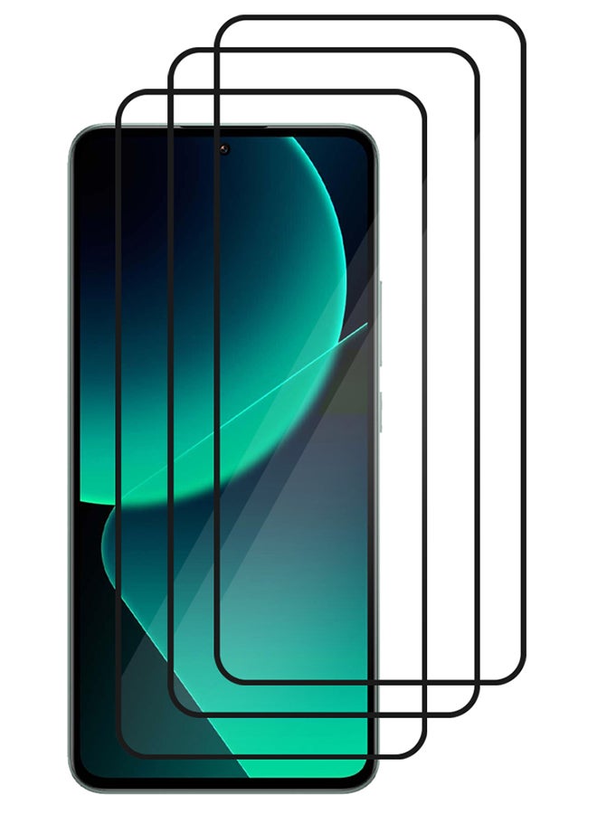 CATANES 3 Packs For Xiaomi 13T Screen Protector Tempered Glass with 9H Hardness Anti-Scratch Glass flim Premium HD Clarity  - Image 2