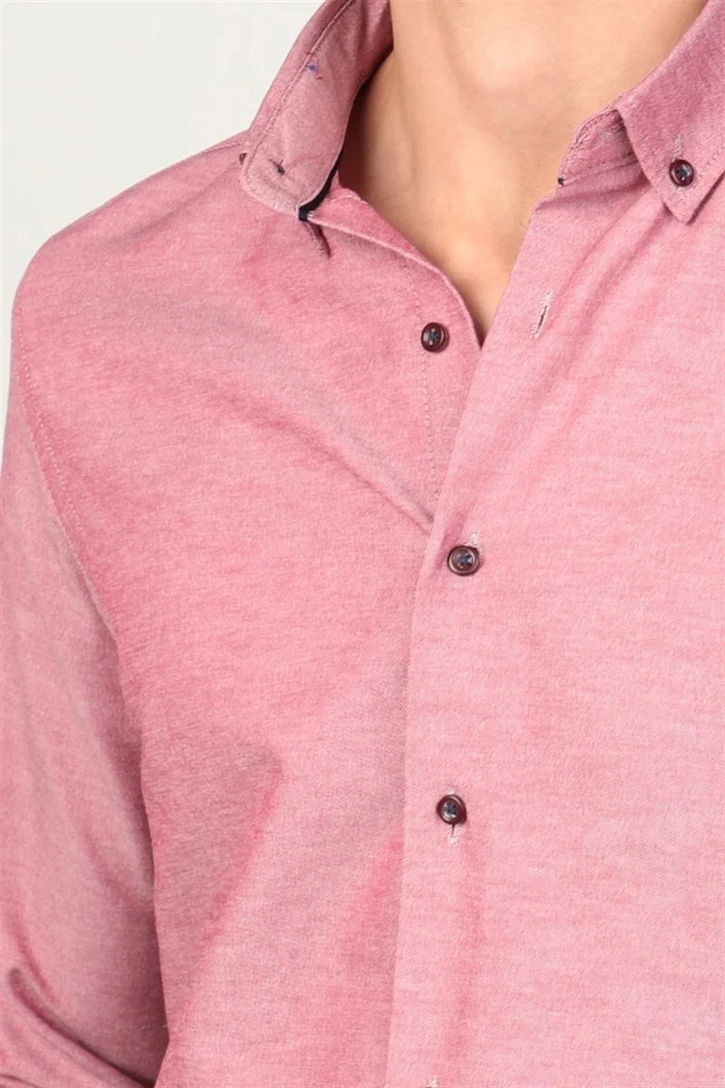 Tudors Slim Fit Long Sleeve Buttoned Men's Shirt