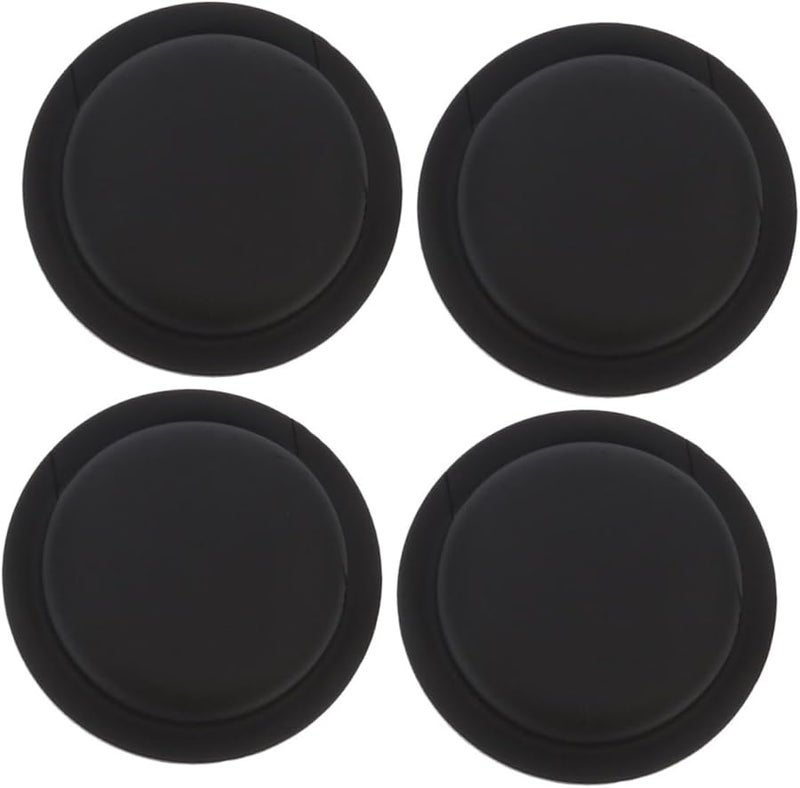 4Pcs Black Soft Silicone Protector Case for Dog Tag Holder Scratch Resistant Easy Install - Image 2