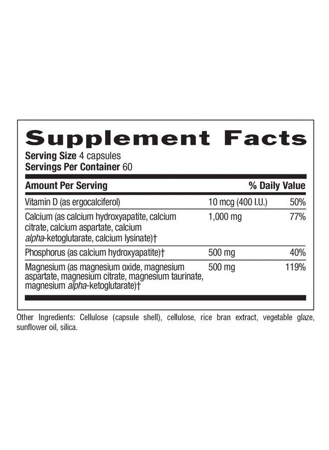 Country Life Target Mins Calcium Magnesium With Vitamin D Complex 1000Mg/500Mg/10Mcg 240 Vegan Capsules Certified Gluten Free Certified Vegan Verified Non Gmo Verified  - Image 3