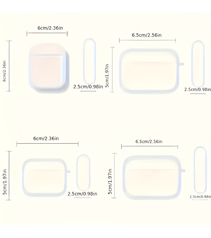 غطاء سماعات آذان لاسلكية لـ AirPods 3 بتصميم عقدة الفراشة البيضاء المجوفة مع سلسلة خرز ونمط صدفي - Image 2