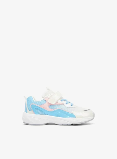 Little Missy Girls' Hook and Loop Sneakers