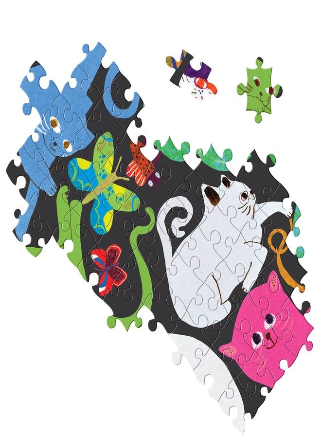 eeBoo: Piece and Love Cats at Work 1000-piece Square Adult Jigsaw Puzzle, Jigsaw Puzzle for Adults and Families, Includes Glossy, Sturdy Pieces and Minimal Puzzle Dust - Image 5