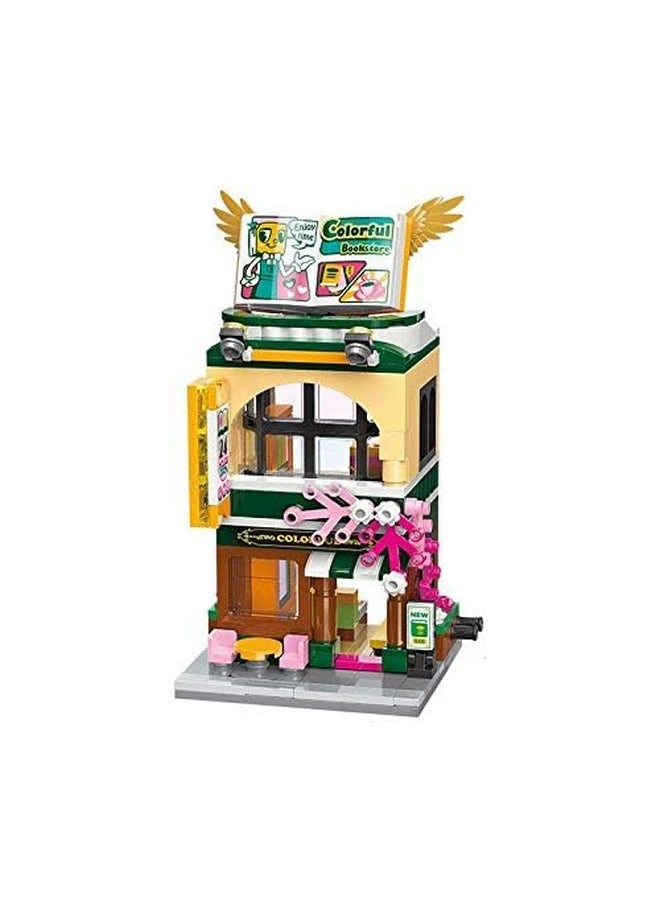 Qman QMAN Building Blocks Sets for Kids Girls Time Book Store | Building Set Toys Christmas Birthday Gift for Kids Age 6 to 12 and Up  - Image 1