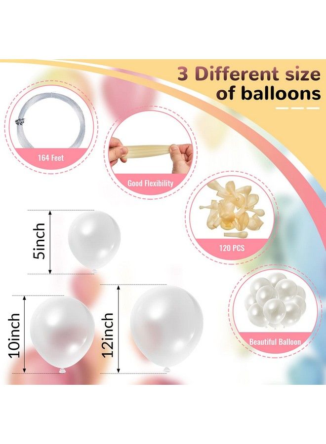 Sumind Bubble Clear Balloon 120 Pieces Transparent Round Latex Balloon Diy Balloons Strand Kit Party Decorations For Birthday Party Favor Wedding Engagement Graduation Art(5 Inch 10 Inch 12 Inch) - Image 3