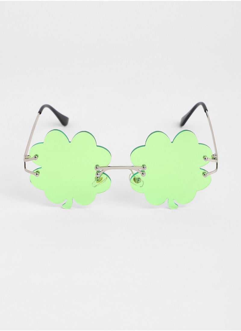 The Clover Rave Round Sunglasses - Shamrock Green - pzsku/Z5F8B603AFC862083737EZ/45/_/1741336710/0e726272-681f-46cc-ac44-b958863cbe12