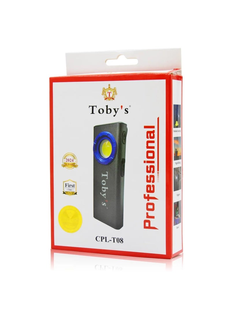 Toby's - Toby's CPL-T08 Waterproof Rechargeable Dual Function LED Flash Light 1200lm - Image 1