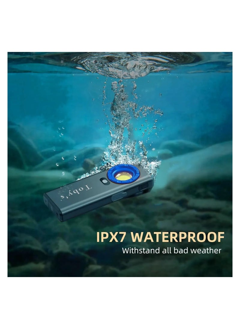 Toby's - Toby's CPL-T08 Waterproof Rechargeable Dual Function LED Flash Light 1200lm - Image 1