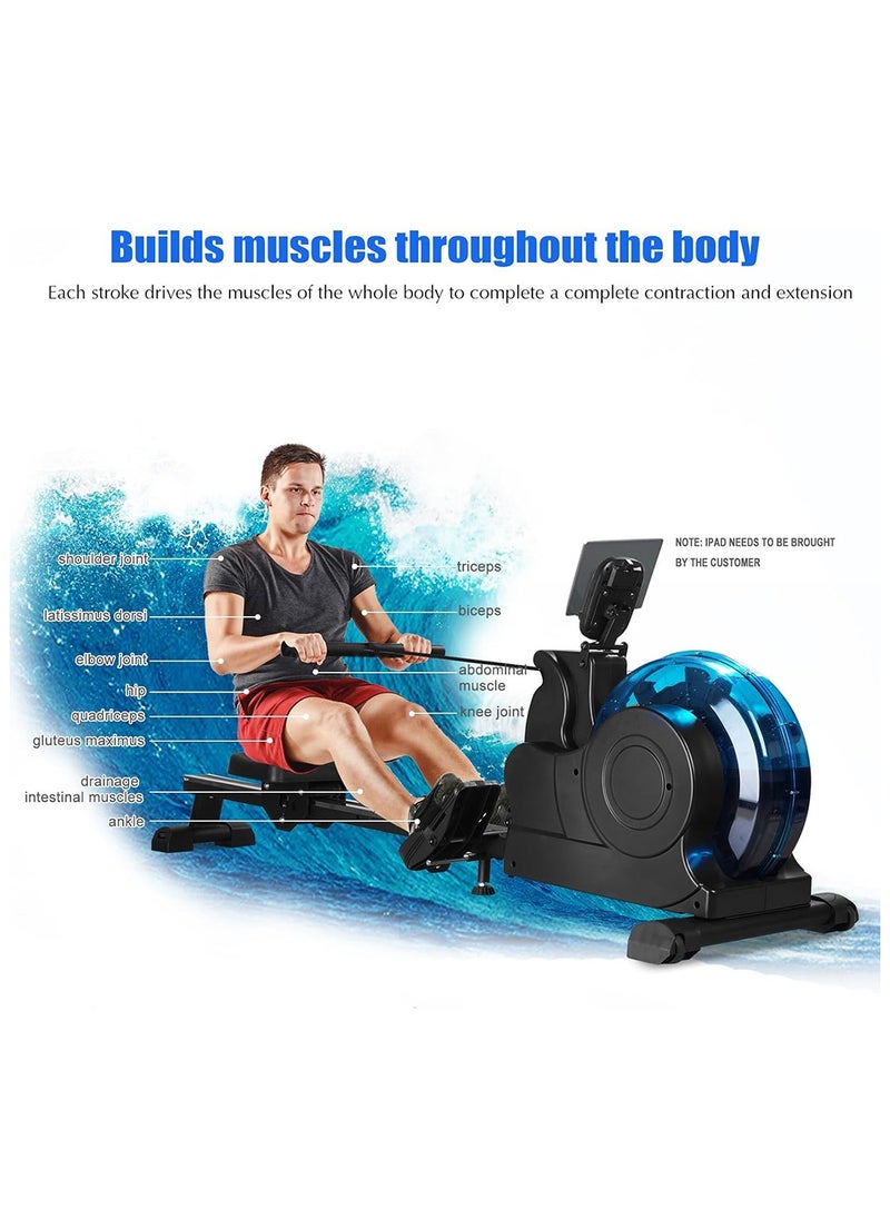 Generic Rowing Machine Water Rowing Machine Sports Foldable Rowing Machine  - Image 2