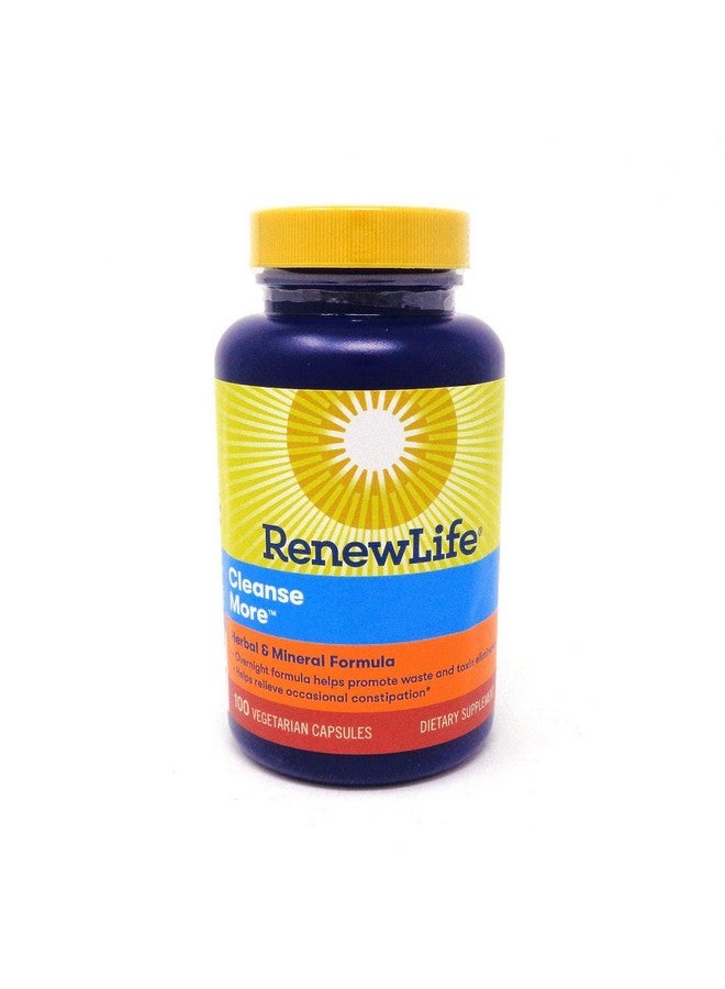 Renew Life Cleanse More Herbal & Mineral Formula, 100 Capsules - Image 1