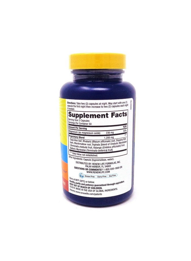 Renew Life Cleanse More Herbal & Mineral Formula, 100 Capsules - Image 2