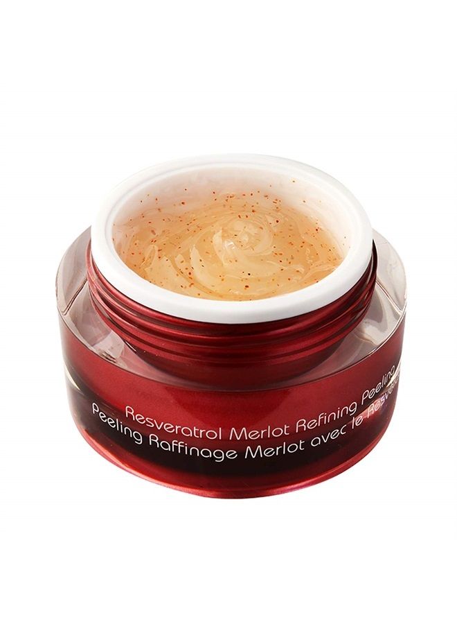 Vine Vera Merlot Peeling Gel - Face Scrub Peel to Gently Exfoliate Skin - Vine Vera Products for All Skin Types - Resveratrol Skin Care Products from the Vine Vera Collection - 50 Ml / 1.69 Fl Oz. - Image 1