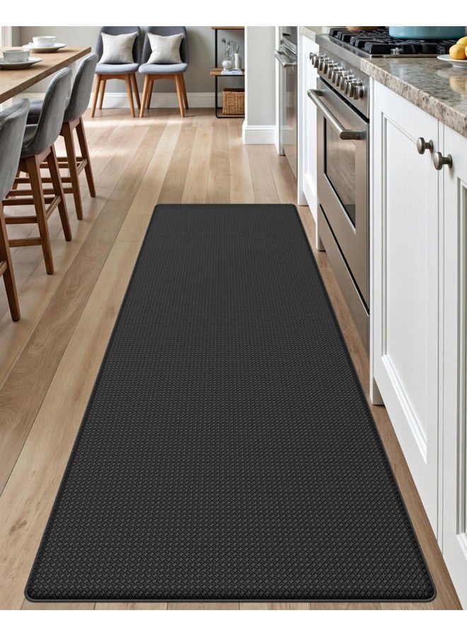 DEXI Kitchen Floor Mats Cushioned Anti Fatigue, 23x59, Large Wide Standing Runner Rug Waterproof, Comfort Memory Foam Padded for Front Sink Laundry, Black - Image 1
