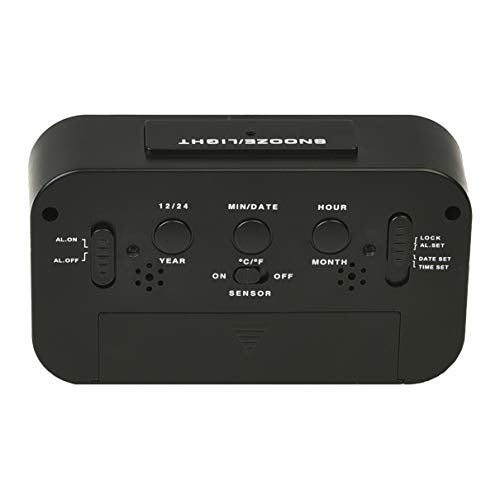 RCA Kadio RCA Digital Alarm Clock,Plastic,Black,14.7W X 5.8H Centimeters - Image 2