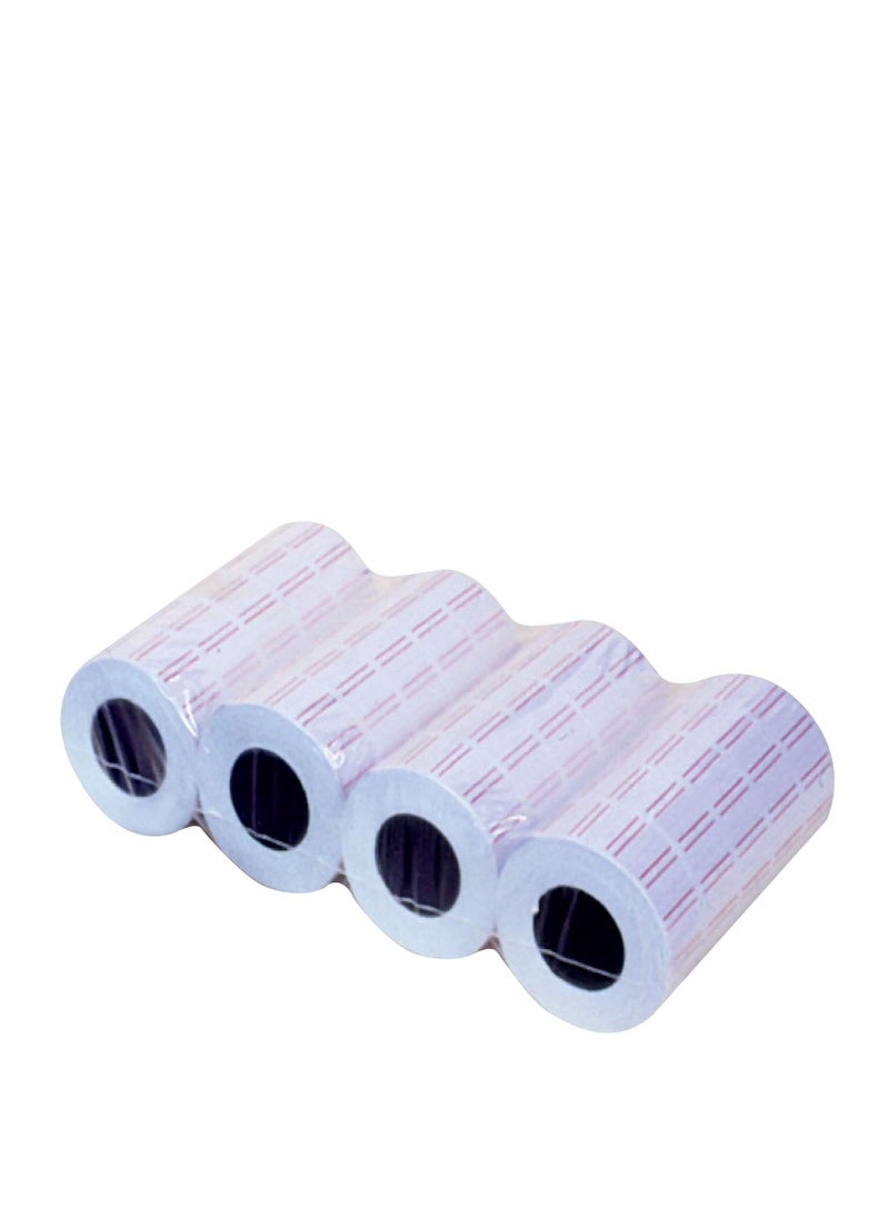 ATLAS 20-Piece Price Label Roll Set White/Red  - Image 1